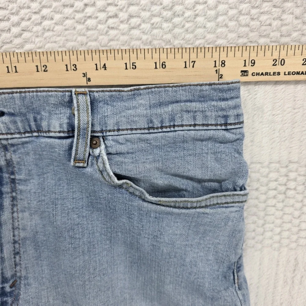 Levis 511 Slim Straight Jeans Mens 38x32 Blue Denim Mid Rise Stretch 04511-2305
